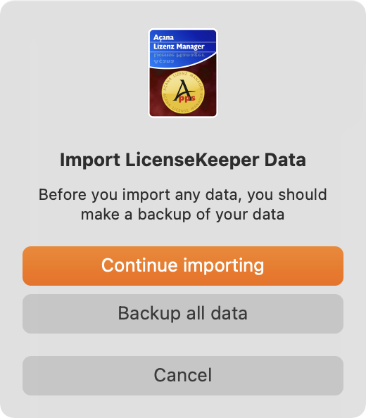Açana License Manager